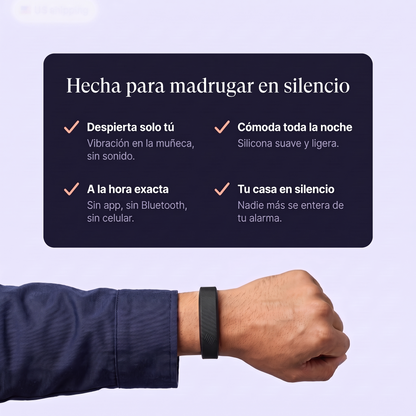 Hushle – Pulsera despertador con vibración